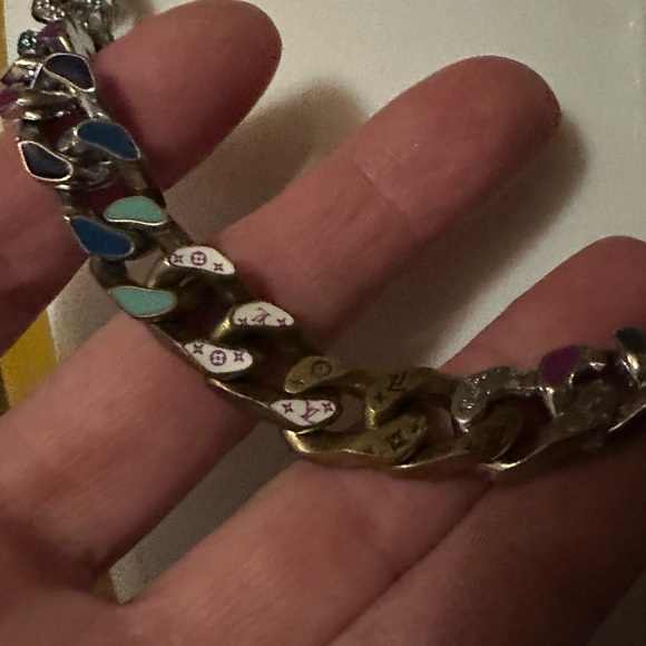 Louis Vuitton Multicolor Chain Necklace - Picture 2 of 9